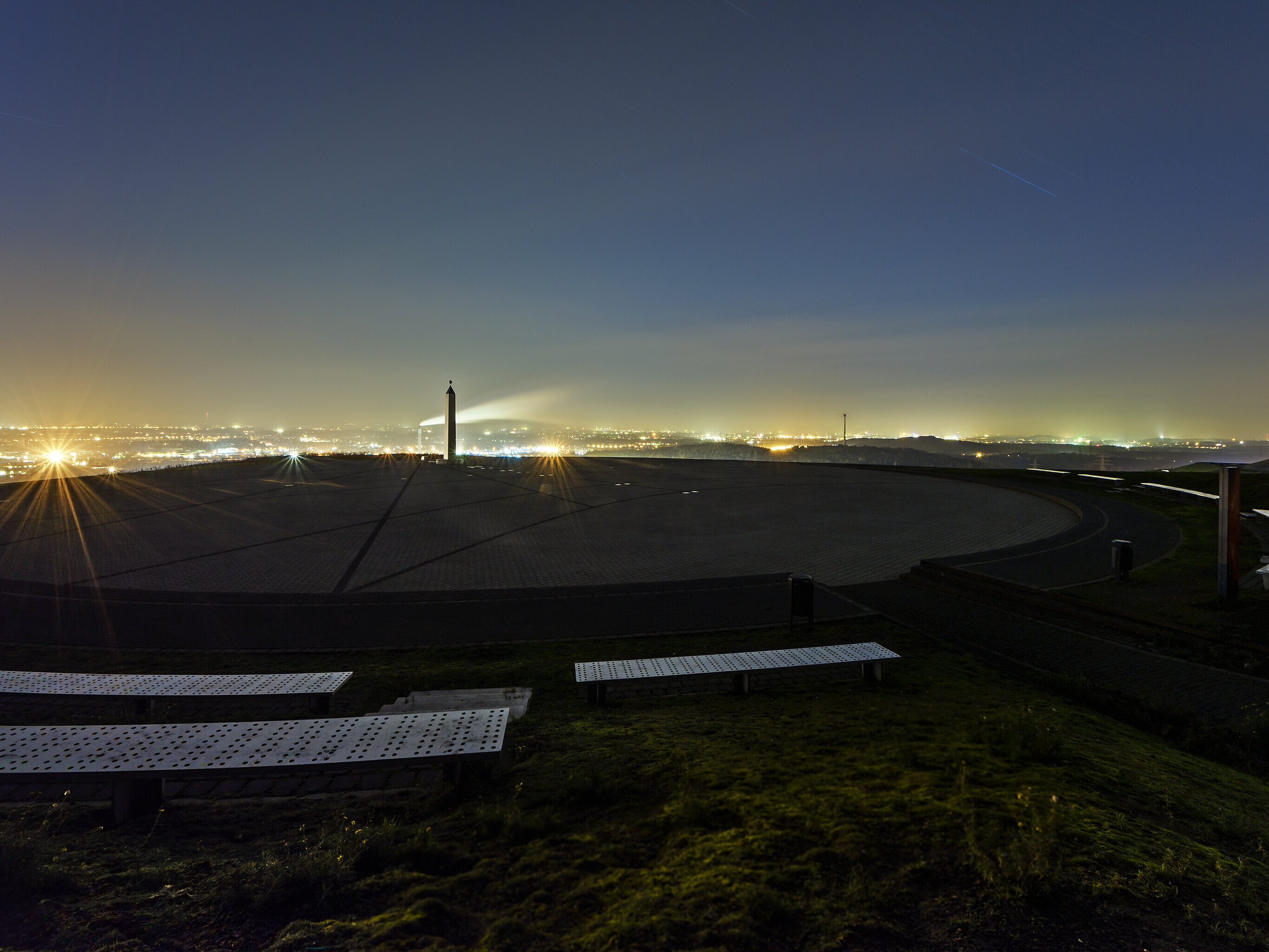 Abendliche Stimmung an der Sonnenuhr