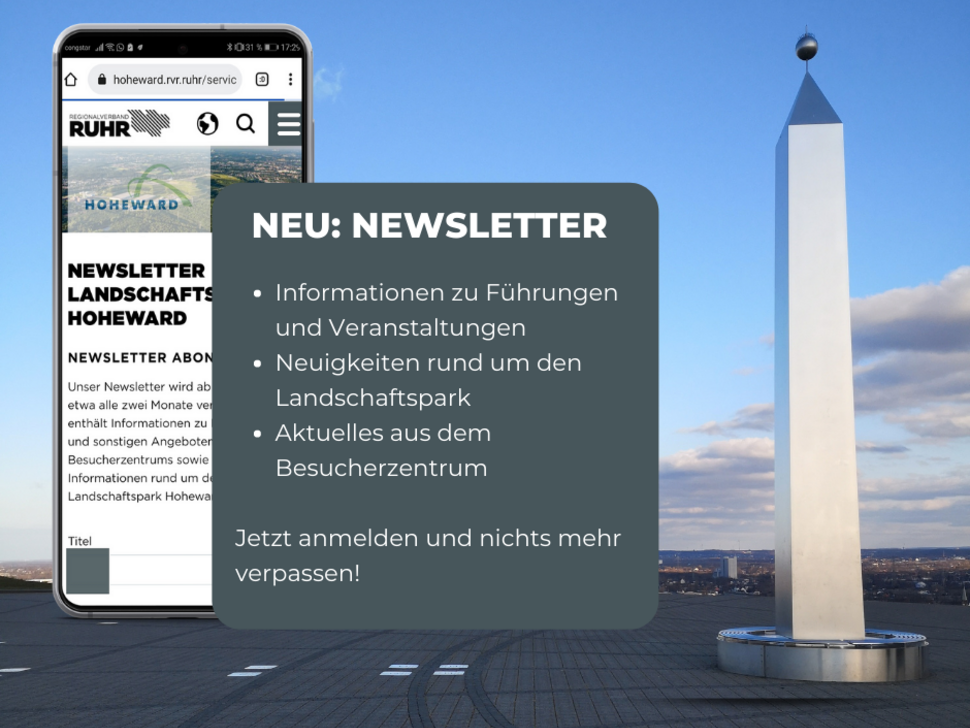 Grafik zur Anmeldung zum Newsletter Hoheward