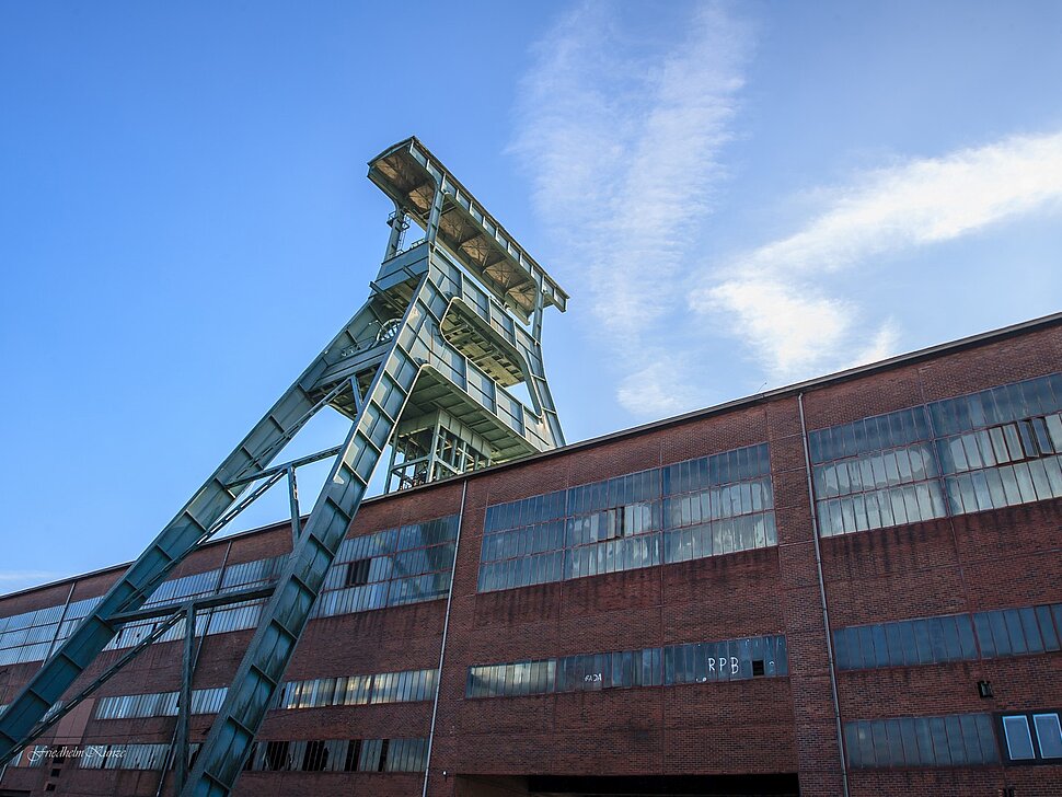 Architektur der Zeche Ewald.