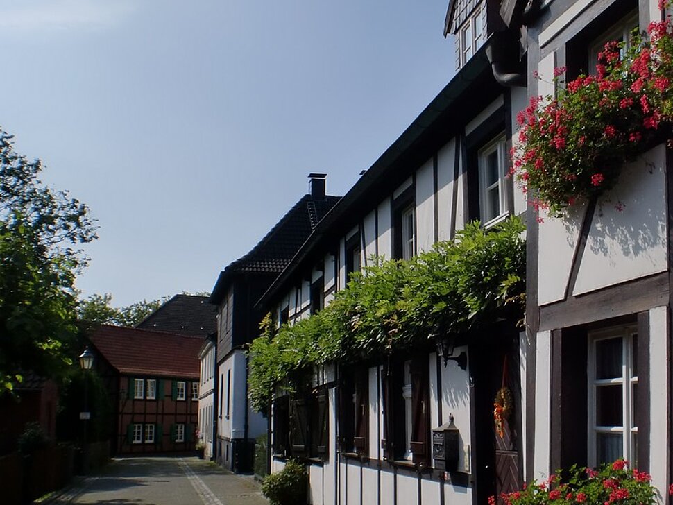 Unterwegs im Alten Dorf Westerholt.