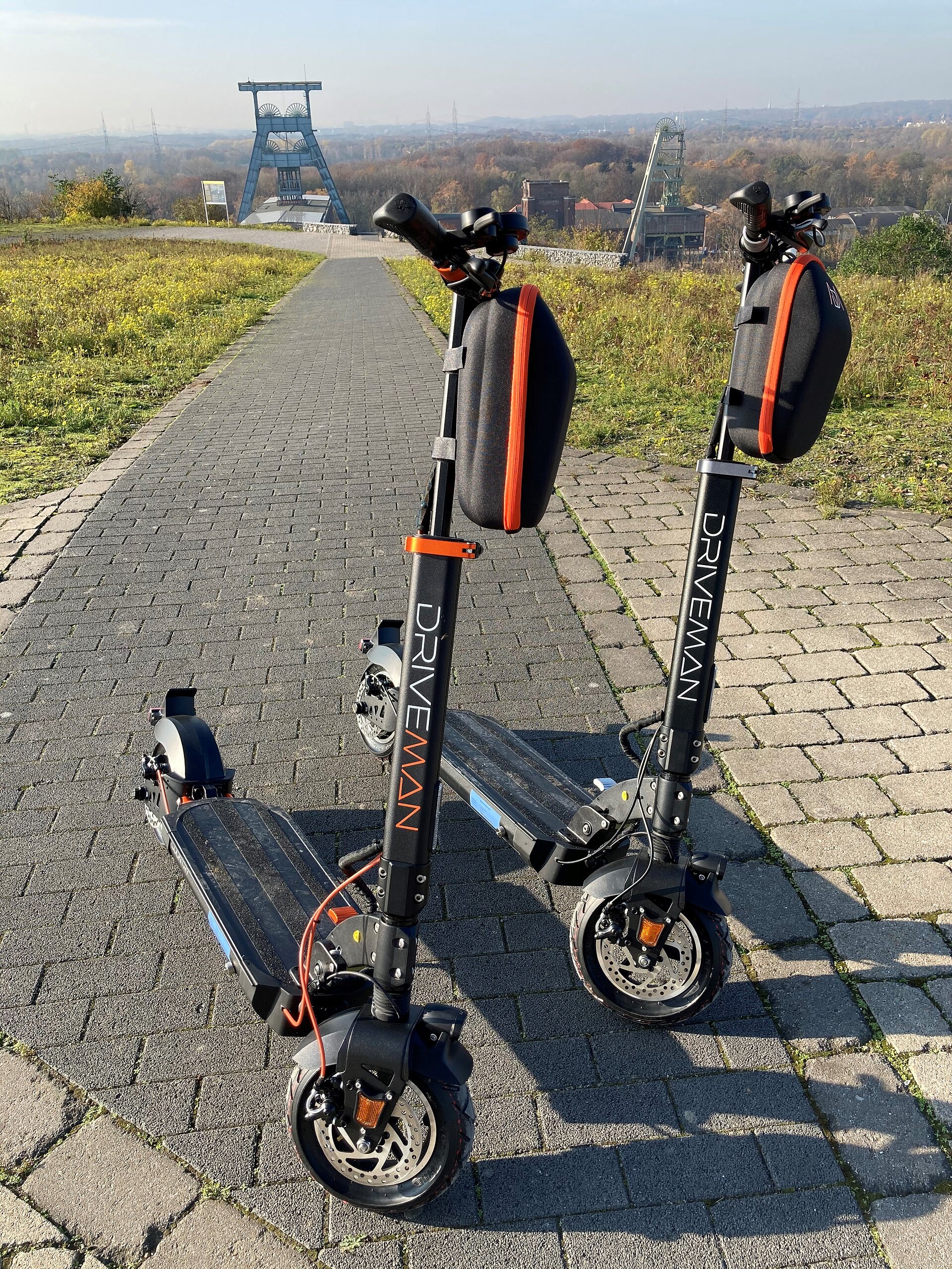 E-Scooter auf der Halde Hoheward