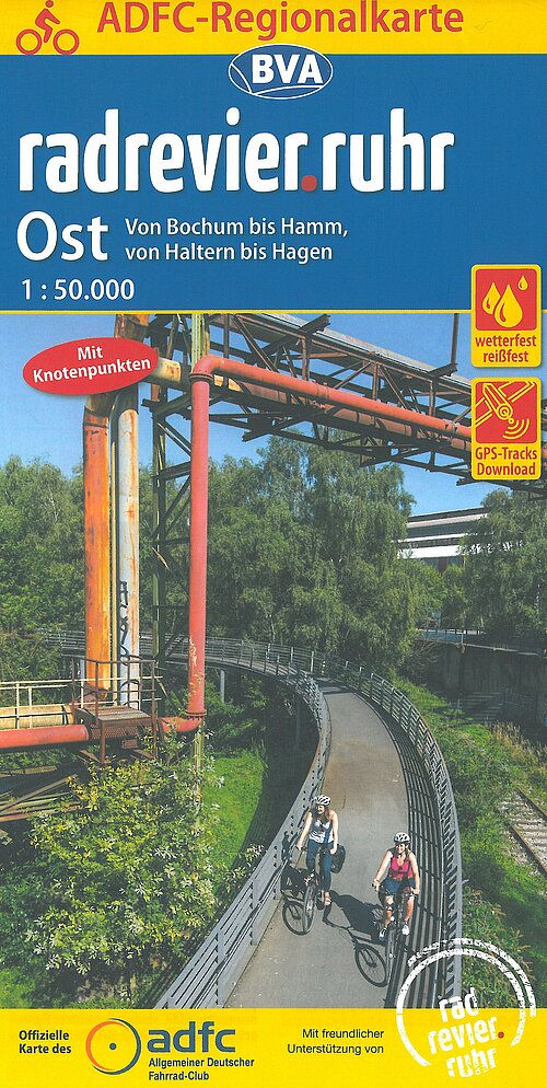 - ADFC Regionalkarte "radrevier.ruhr Ost"