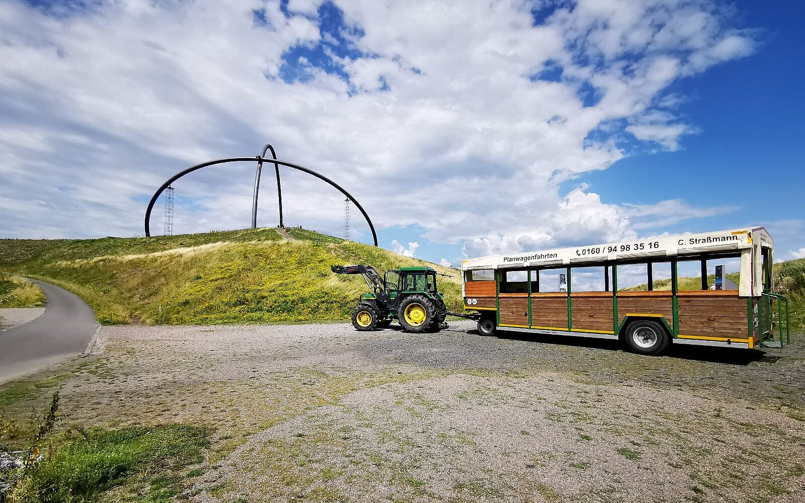 Eine Planwagentour auf der Halde Hoheward