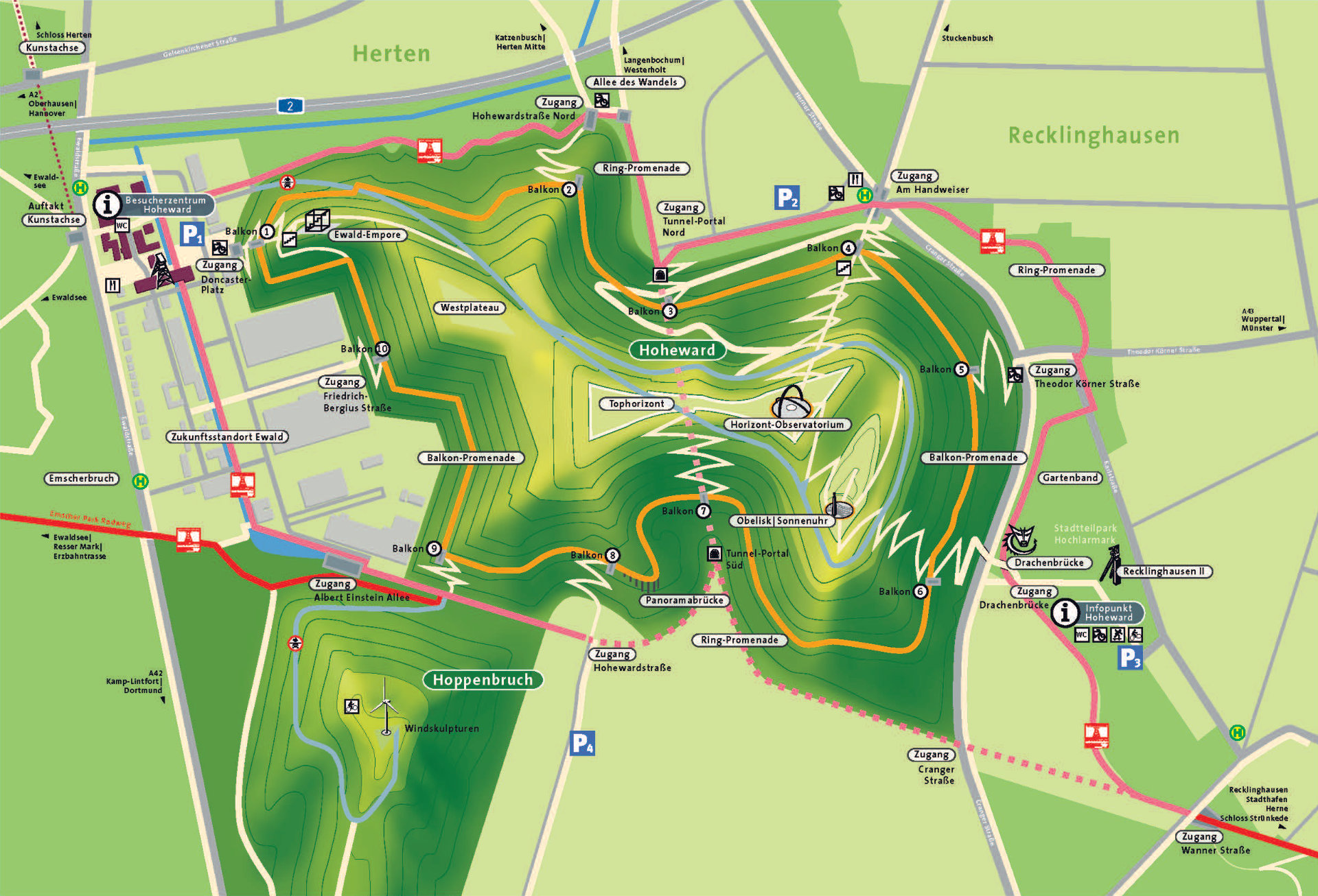 Overview Map Hoheward.