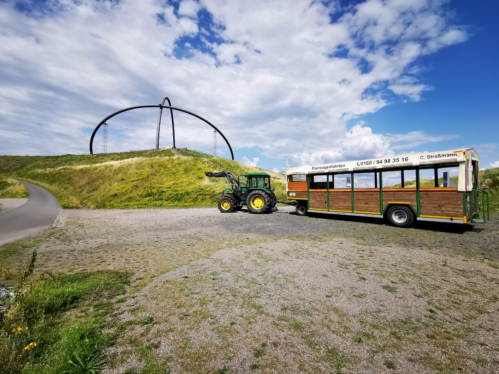 Eine Planwagentour auf der Halde Hoheward