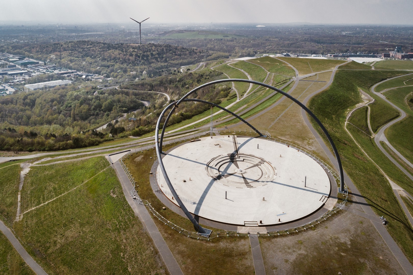 Das Horizontobservatorium von oben