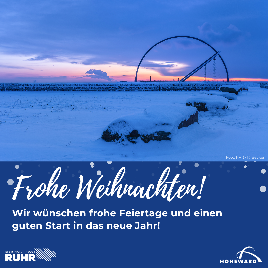 Weihnachtsgruß des RVR-Besucherzentrums Hoheward