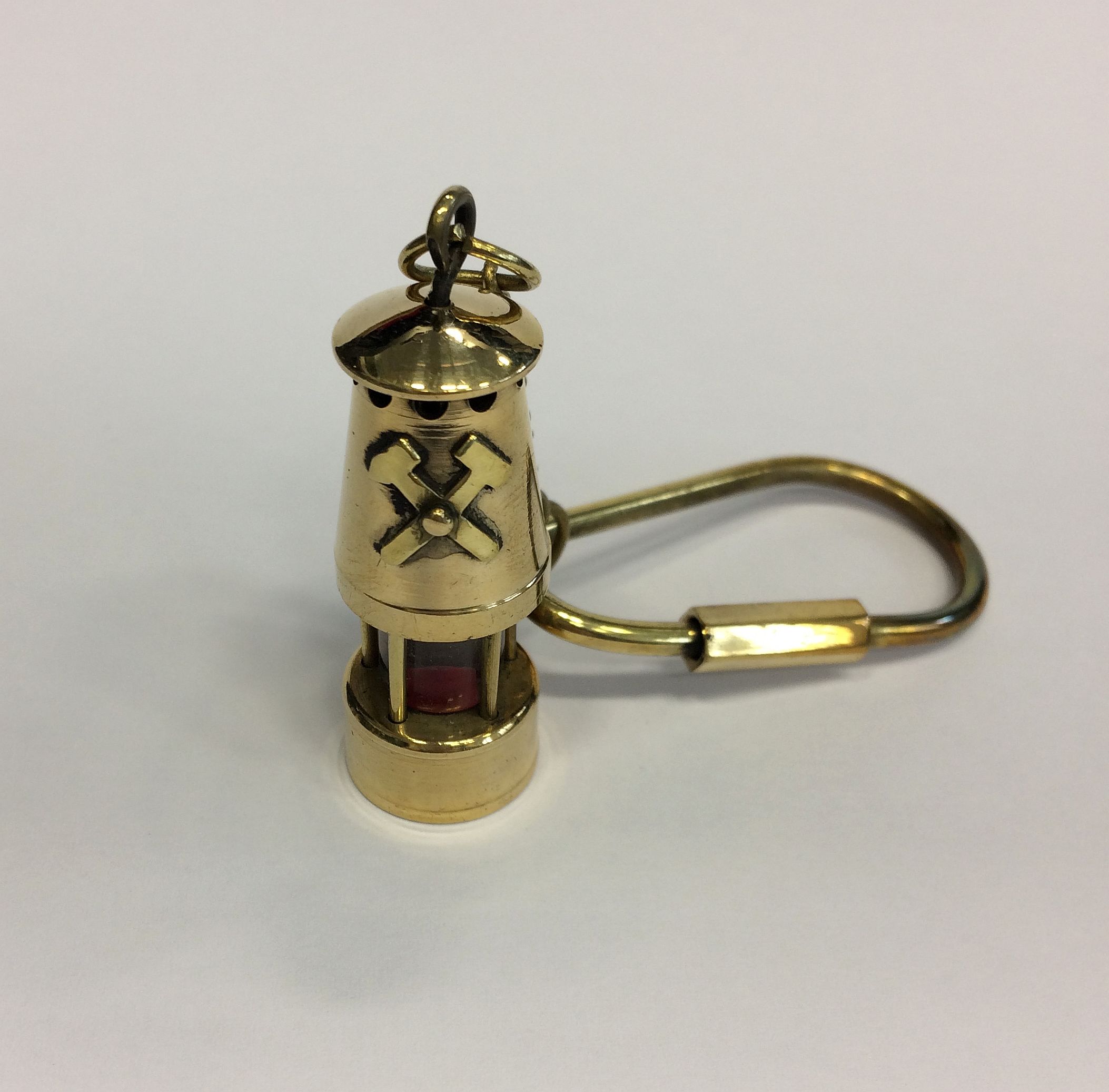 Schlüsselanhänger Grubenlampe.