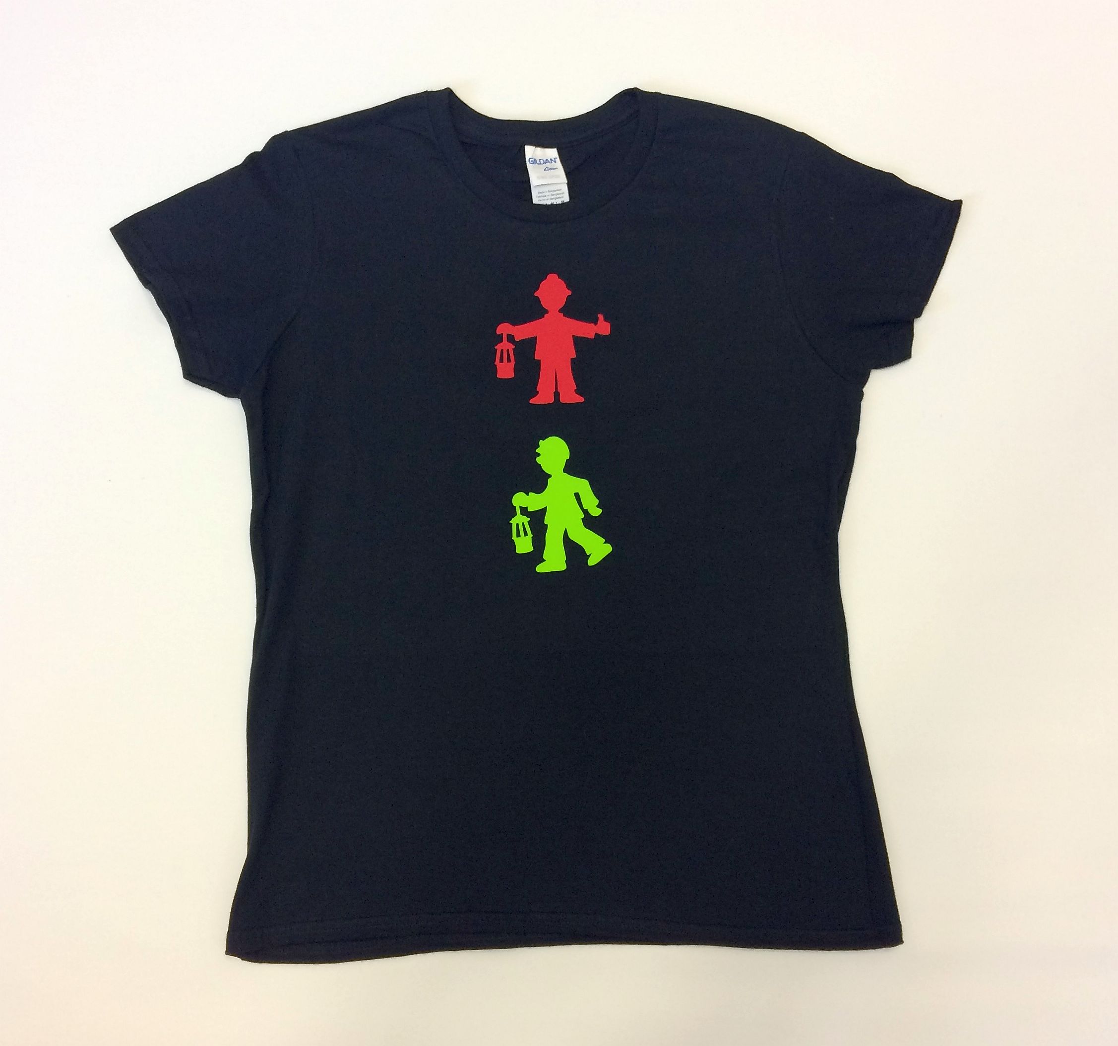 "Bergmannsampel" - T-Shirt bunt