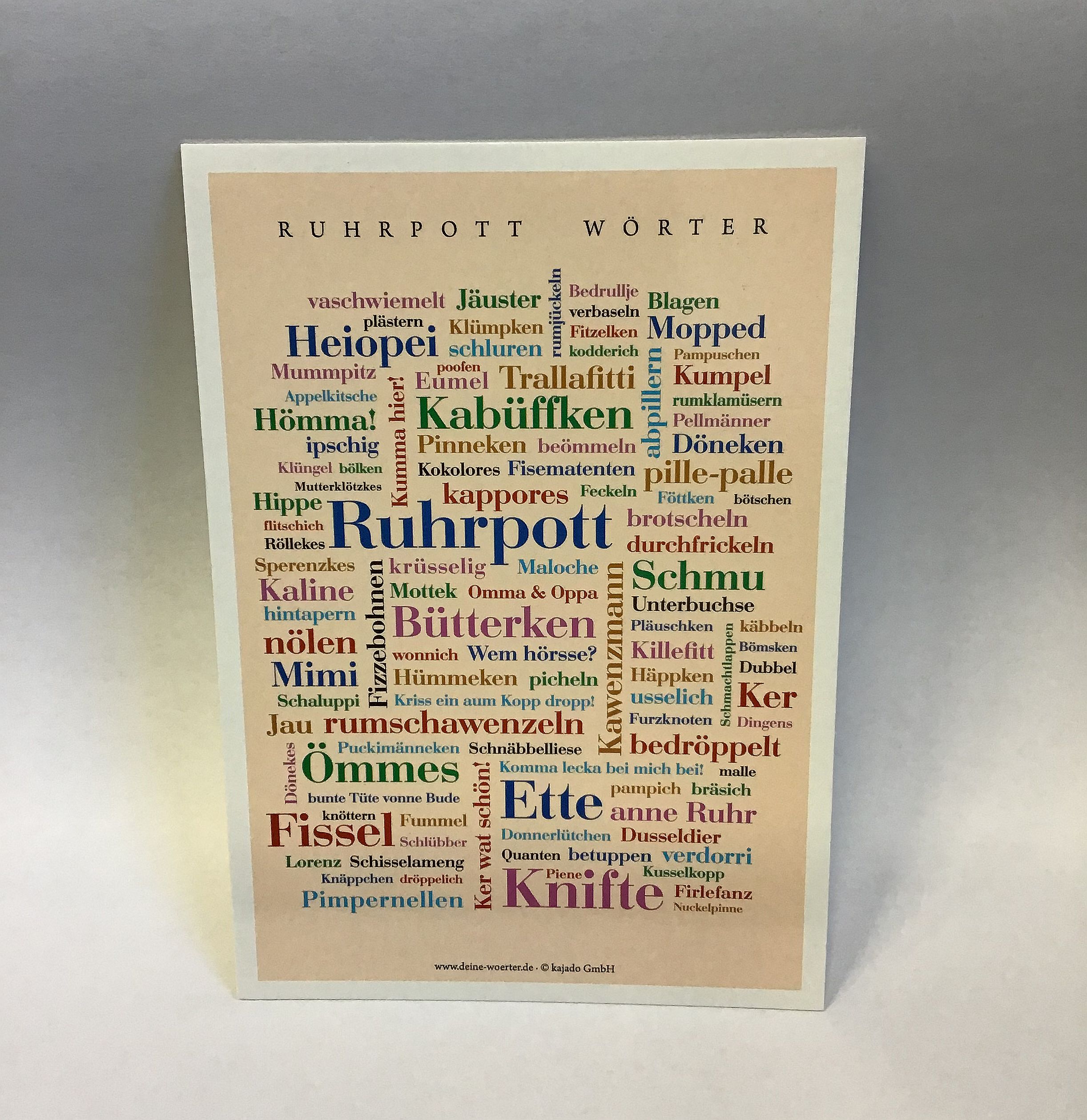 Poster "Ruhrpott Wörter"
