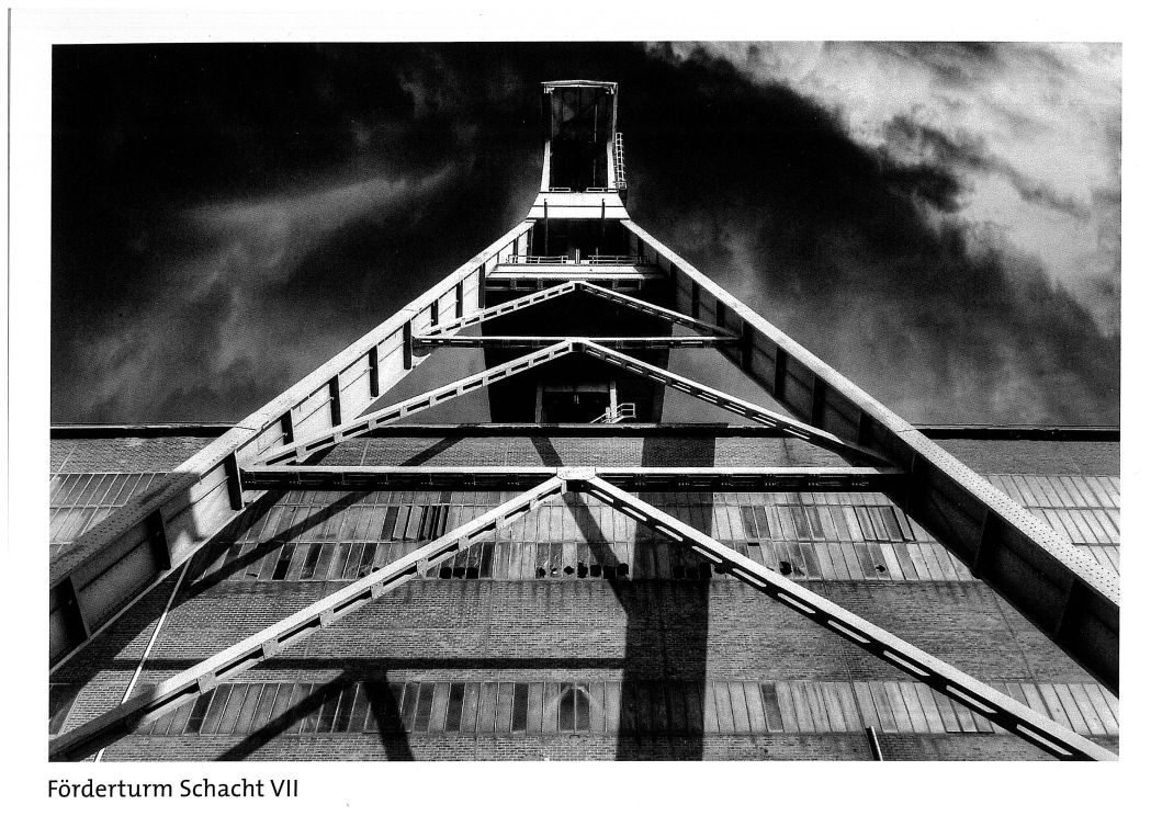 Postkarte "Zeche Ewald, Schacht VII"