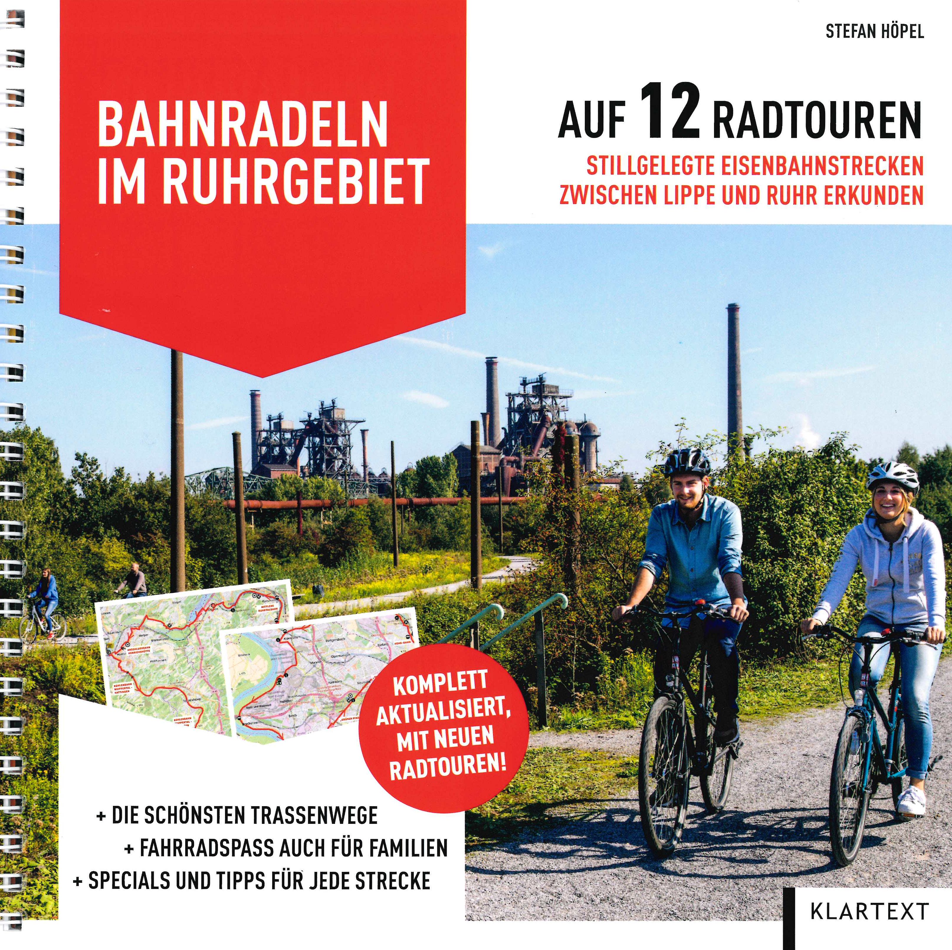 Tourenkarte "Bahnradeln im Ruhrgebiet"