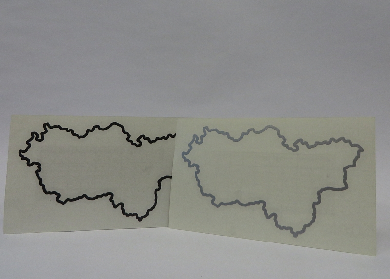 (Auto)Aufkleber "Umriss Ruhrgebiet"