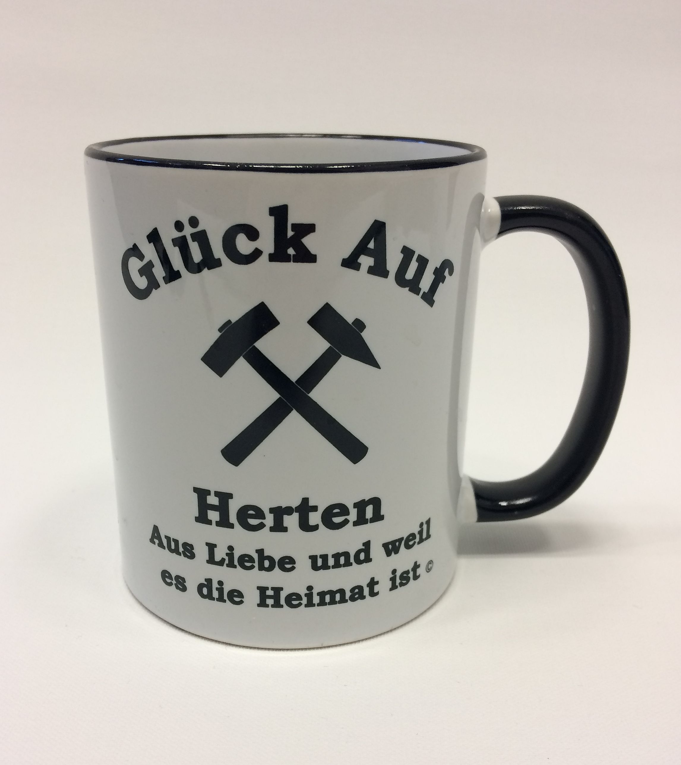 Kaffeepott "Glück Auf Herten"
